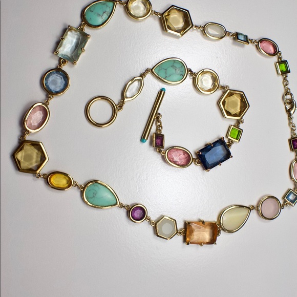 Vintage Calvin Klein Necklace and Bracelet Set - Picture 2 of 4